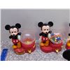 Image 3 : Lot of 5 Mickey Mouse Vintage Gumball Machine Banks