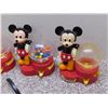 Image 4 : Lot of 5 Mickey Mouse Vintage Gumball Machine Banks