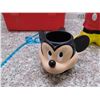 Image 3 : Lot of 4 Vintage Mickey Mouse Drink Sippy Cups and Lunch Box Plastic Disney World