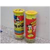 Image 2 : Lot of 2 Mickey Mouse Tennis Balls Sealed Container Packs of 3 Prince Big Shot