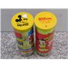 Image 4 : Lot of 2 Mickey Mouse Tennis Balls Sealed Container Packs of 3 Prince Big Shot
