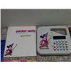 Image 6 : Vintage Lot of 4 Mickey Mouse Disney Calculator, Light Switch Cover and Pens