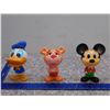 Image 1 : Lot of 3 Vintage Pull String Mickey Mouse Pink Panther Donald Duck
