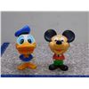 Image 1 : Lot of 2 Vintage Pull String Mickey Mouse and Donald Duck Character Toys Talking