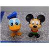 Image 2 : Lot of 2 Vintage Pull String Mickey Mouse and Donald Duck Character Toys Talking
