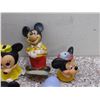 Image 5 : Lot of 8 Vintage Mickey Mouse Squeak Toys Rubber