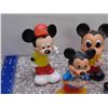 Image 5 : Lot of 8 Vintage Mickey Mouse Squeak Toys Rubber Bath Toy