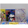 Image 5 : Lot of Assorted Vintage Books and Folders Mickey Mouse Magazine Paperwork Ephemera Book Holders Etc