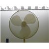 Image 2 : White Floor Fan Rotating Oscillating