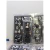 Image 2 : Set of 4 KISS Debut Album 12" Dolls Figures NEW PACKAGED MINTY