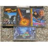 Image 2 : Lot of 7 Cassette Tapes Soundtracks Ghostbusters Star Trek Ren & Stimpy Batman