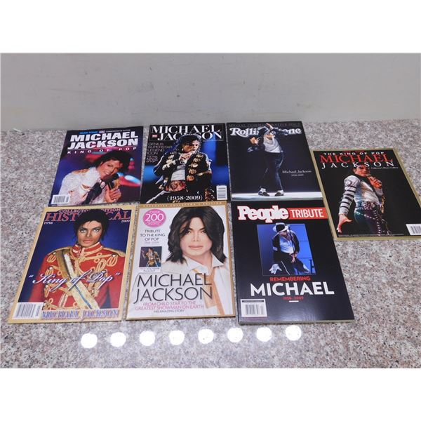 Lot of 7 Memorial Michael Jackson Magazines Rolling Stone People Tribute USA Today Etc