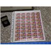 Image 2 : Lot of 3 Elvis Presley Block of 40 Stamps Coin and Framed Picture