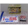 Image 1 : Lot of 3 Elvis Trivia Game, Coasters and License Plate SEALED