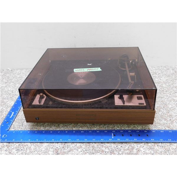 Dual 1249 Record Player Turntable Works Manually