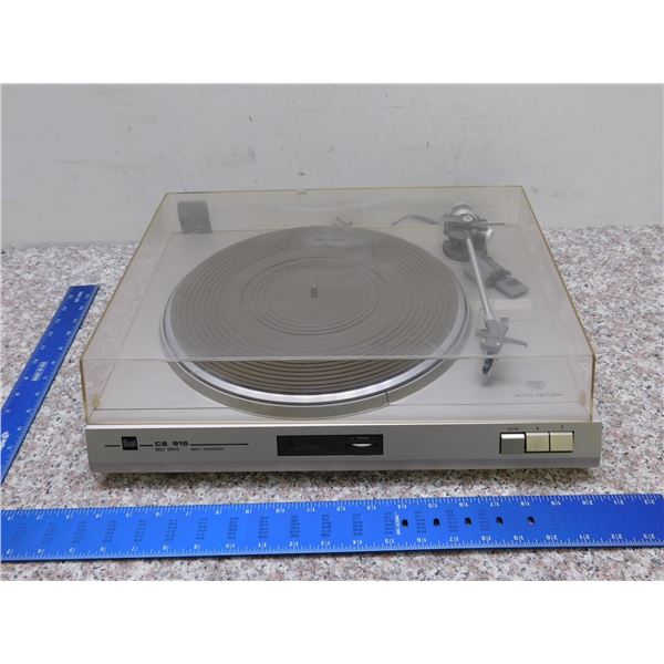 Dual CS515 Turntable Record Player Untested
