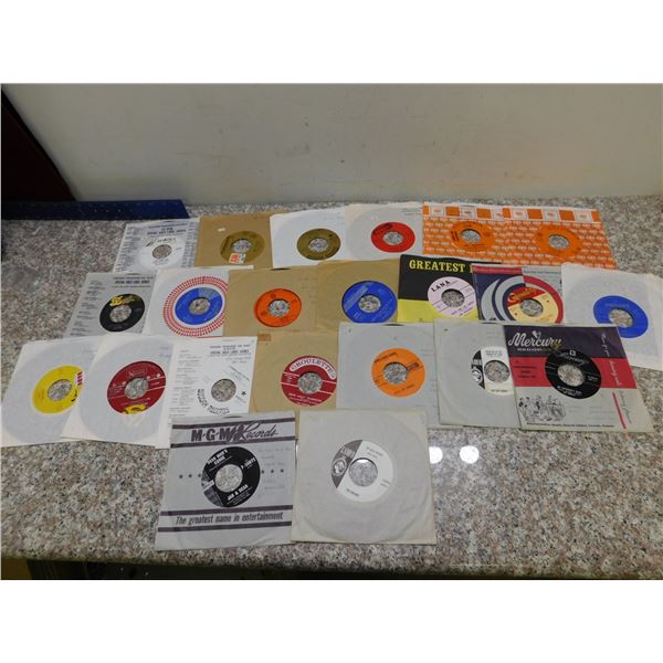 Lot of 22 1960s Records 45s Mostly Rock