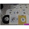 Image 2 : Lot of 24 Promo 45s Records Mostly 80s