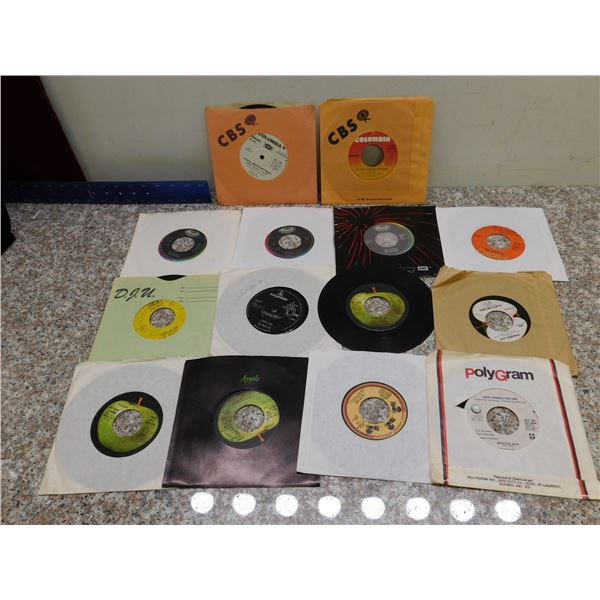 Lot of 14 Beatles and Solo Album Records 45s