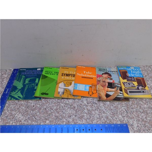 Lot of 6 Radio Shack Books Handbooks Repair Guides Etc Vintage