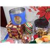 Image 3 : Bundle of Christmas Tissue, Bows Bags Tins Misc Decor Some Easter