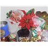 Image 4 : Bundle of Christmas Tissue, Bows Bags Tins Misc Decor Some Easter