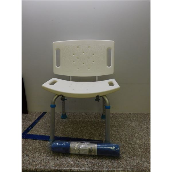 Bathtub Chair With Bathtub Mat