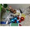 Image 4 : Lot of Christmas Lights Garland Decor Tree Ornaments Includes Bin