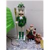 Image 5 : Lot of Christmas Lights Garland Decor Tree Ornaments Includes Bin