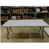 Image 1 : 6ft Banquet Table Folding Plastic