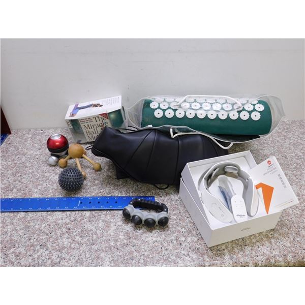 Health & Lifestyle Neck Massager Nayoya Massage Mat Back Rolling Wheel