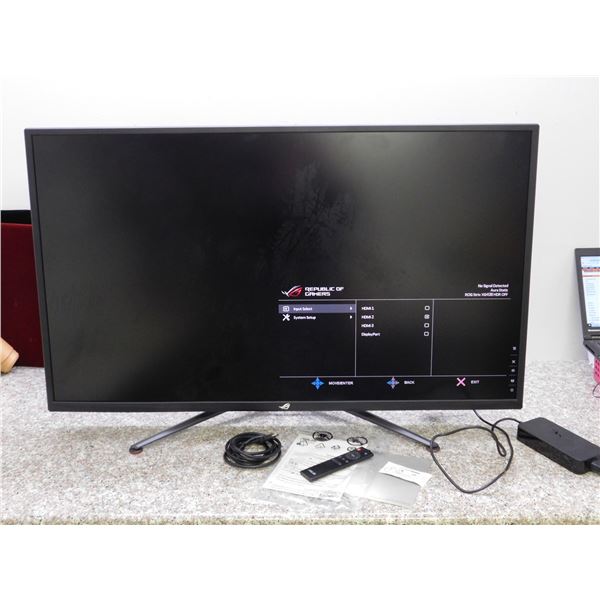 Asus 42  Computer Monitor With Remote and Power Adaptor and HDMI XG438Q Jan 2020