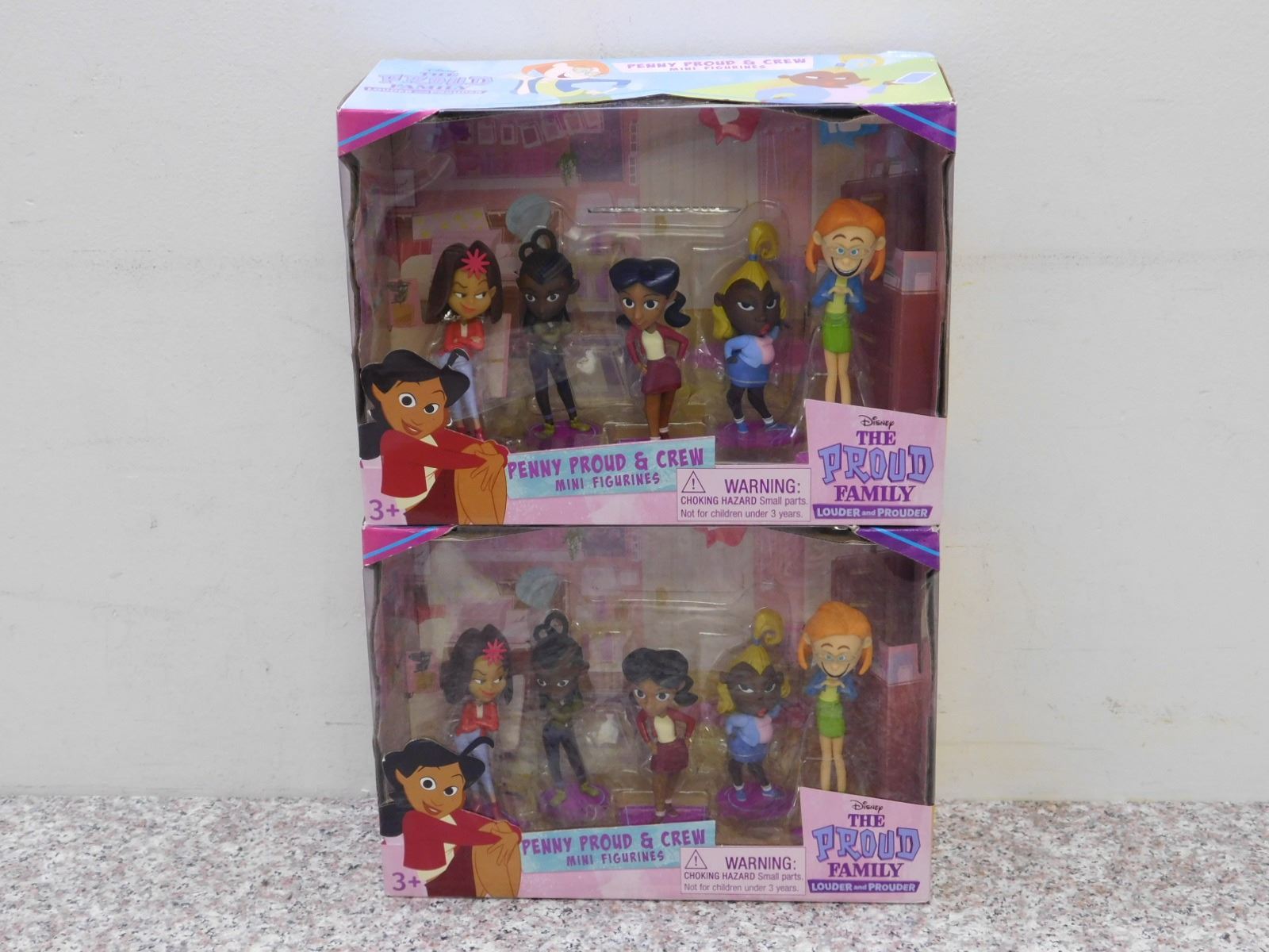 Lot of 2 The Proud Family Penny Proud and Family Figure Sets
