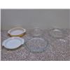 Image 1 : Lot of 6 Pie Tart Dishes Pyrex 9" , 10", 11" Diameters