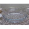 Image 4 : Lot of 6 Pie Tart Dishes Pyrex 9" , 10", 11" Diameters
