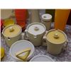 Image 7 : LARGE LOT of Vintage 1970s Tupperware Yellow Orange Red Green Retro Cups Baking Cooking Etc