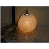 Image 1 : Swag Chain Lamp Clear White Spaghetti Round Orb