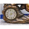 Image 3 : Prowling Panther Brass Tone Sessions Spelter Clock