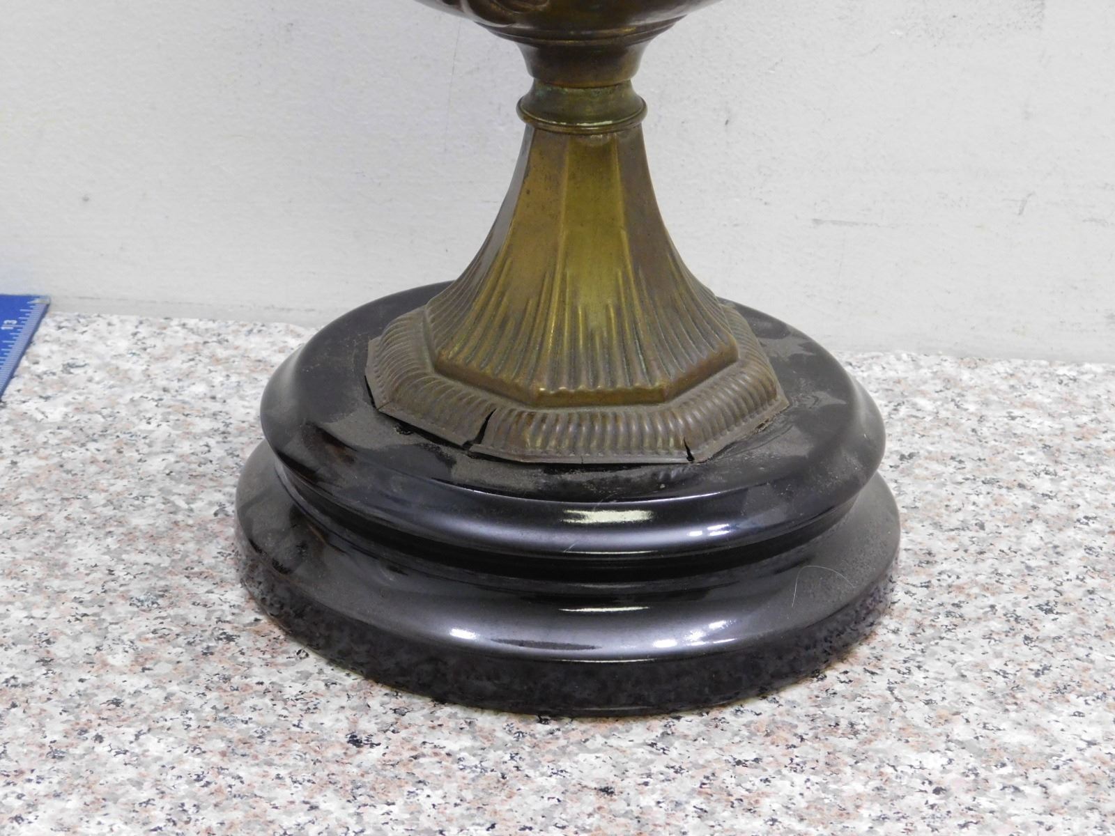 Antique Sherwoods Two Burner Oil Lamp