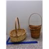 Image 1 : Pair of Wicker Backets Picnic