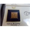Image 4 : Stamp book 7 first day covers including 22kt gold replicas (38)