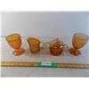 Image 1 : Carnival glass 4 piece set