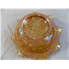 Image 3 : Carnival Glass candy dish orange