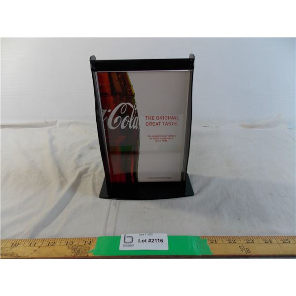 Coca Cola advertisement stand