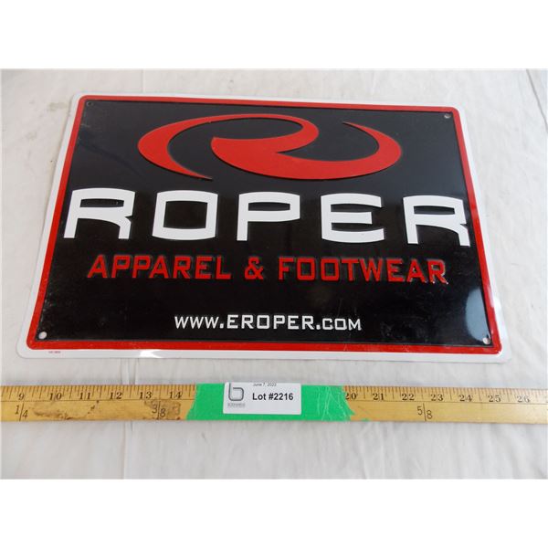 Roper Metal Sign