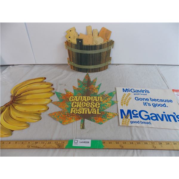 Mcgavin's Bread, Canadian Cheese festival and other store related advertising