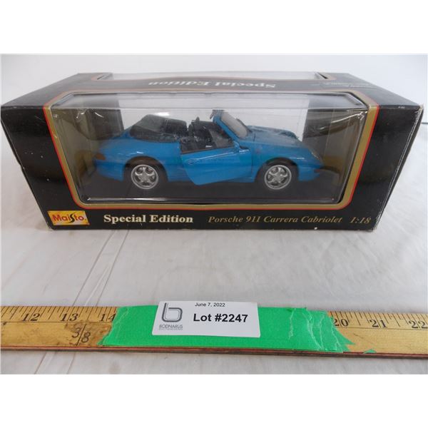 1:18 Special edition Porsche 911 carrera cabriolet