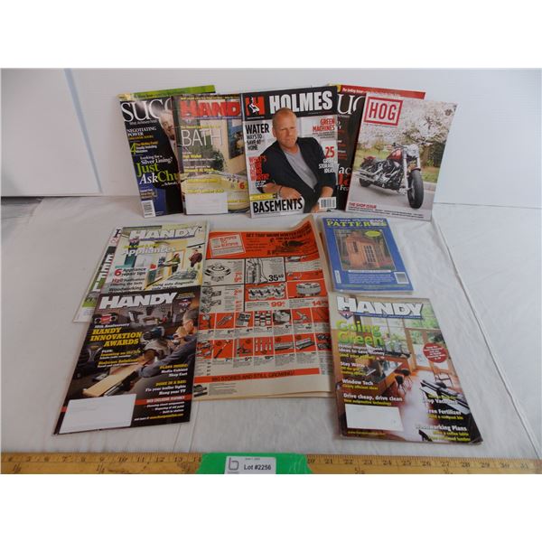 Handy builders magazines and old advertisements