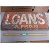 Image 1 : *Metal Loans building Sign 44 " long