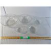 Image 1 : 5 set of flower glass bowls